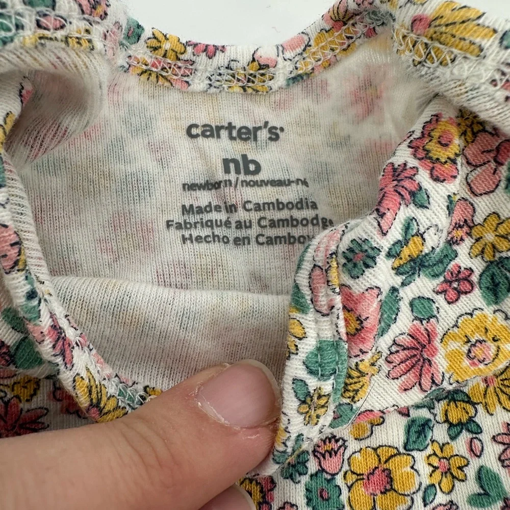 Newborn Baby Girl Outfit Lot Bodysuits and Pants